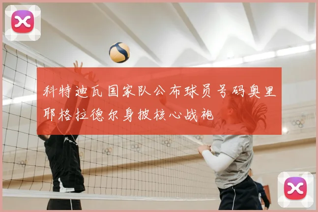 科特迪瓦国家队公布球员号码奥里耶格拉德尔身披核心战袍